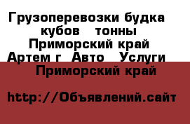 Грузоперевозки будка 12 кубов 2 тонны - Приморский край, Артем г. Авто » Услуги   . Приморский край